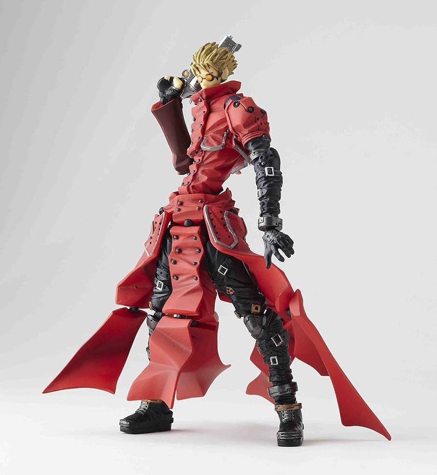 ★海洋堂　リボルテック　ヴァッシュ　スタンピードライガン Amazon.co.jp: リボルテックヤマグチ N0.91 ヴァッシュ・ザ
